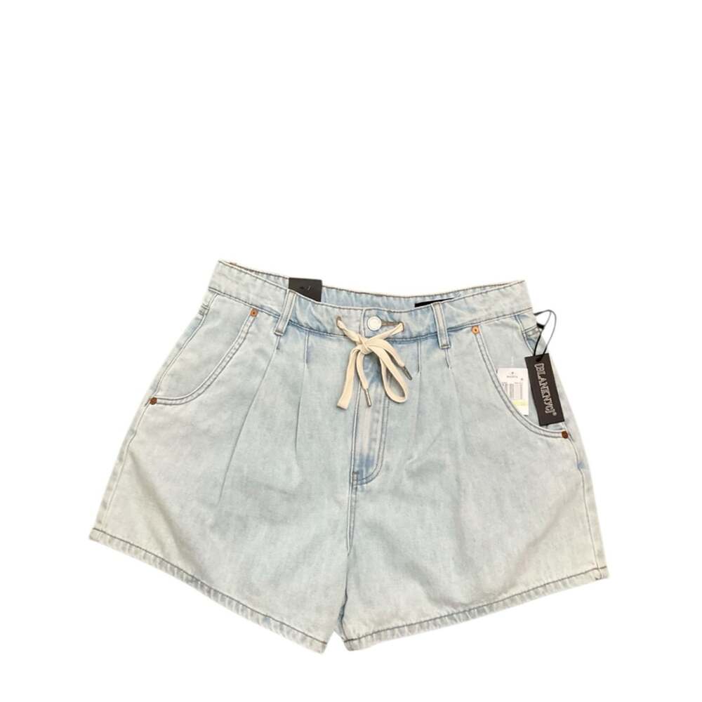BLANKNYC Women’s Denim Shorts Light Wash Denim Drawstring Shorts Size 30 NWT